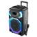 Angle. Dolphin Audio - Dolphin X-BASS 15" Bluetooth Speaker System with LED Lights and Microphone Portable DJ Party Speaker - Black.