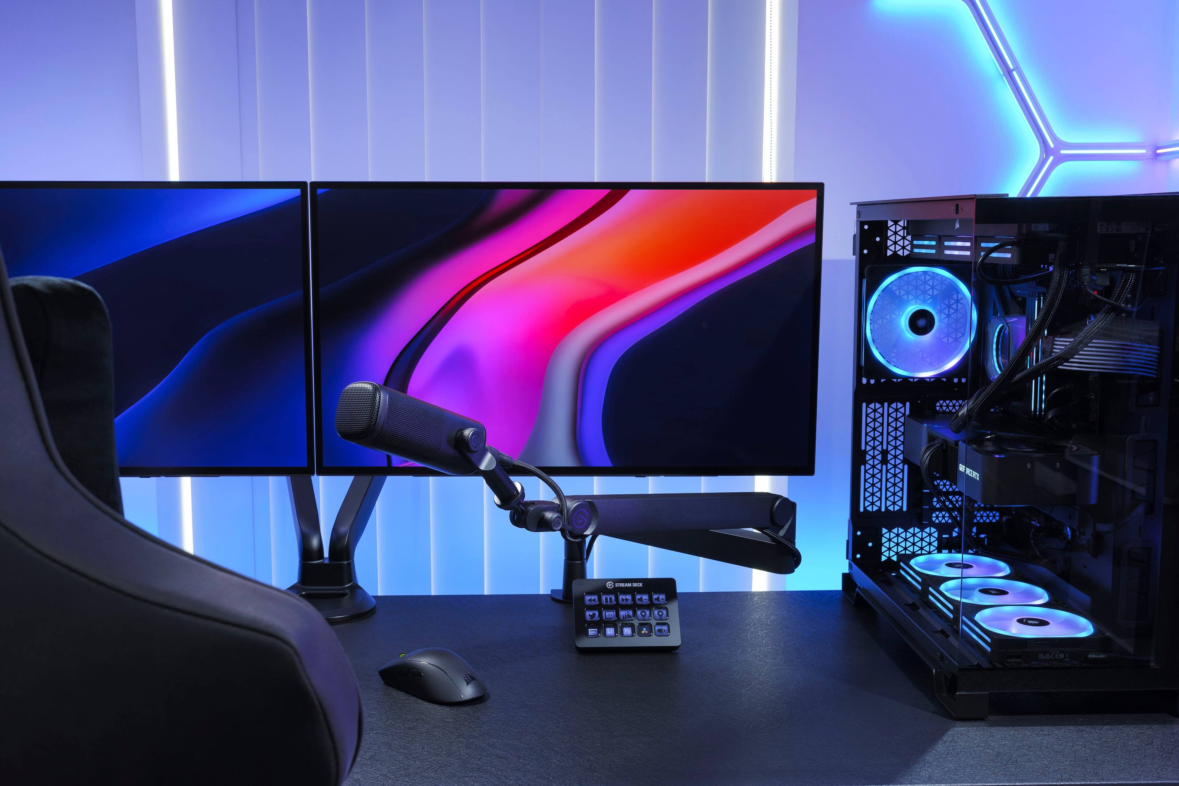 Alt View 25. Elgato - Wave Mic Arm Pro - Black.