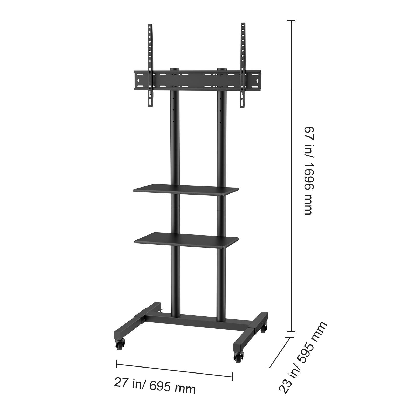 67 in/ 1696 mm  
27 in/ 695 mm  
23 in/ 595 mm
