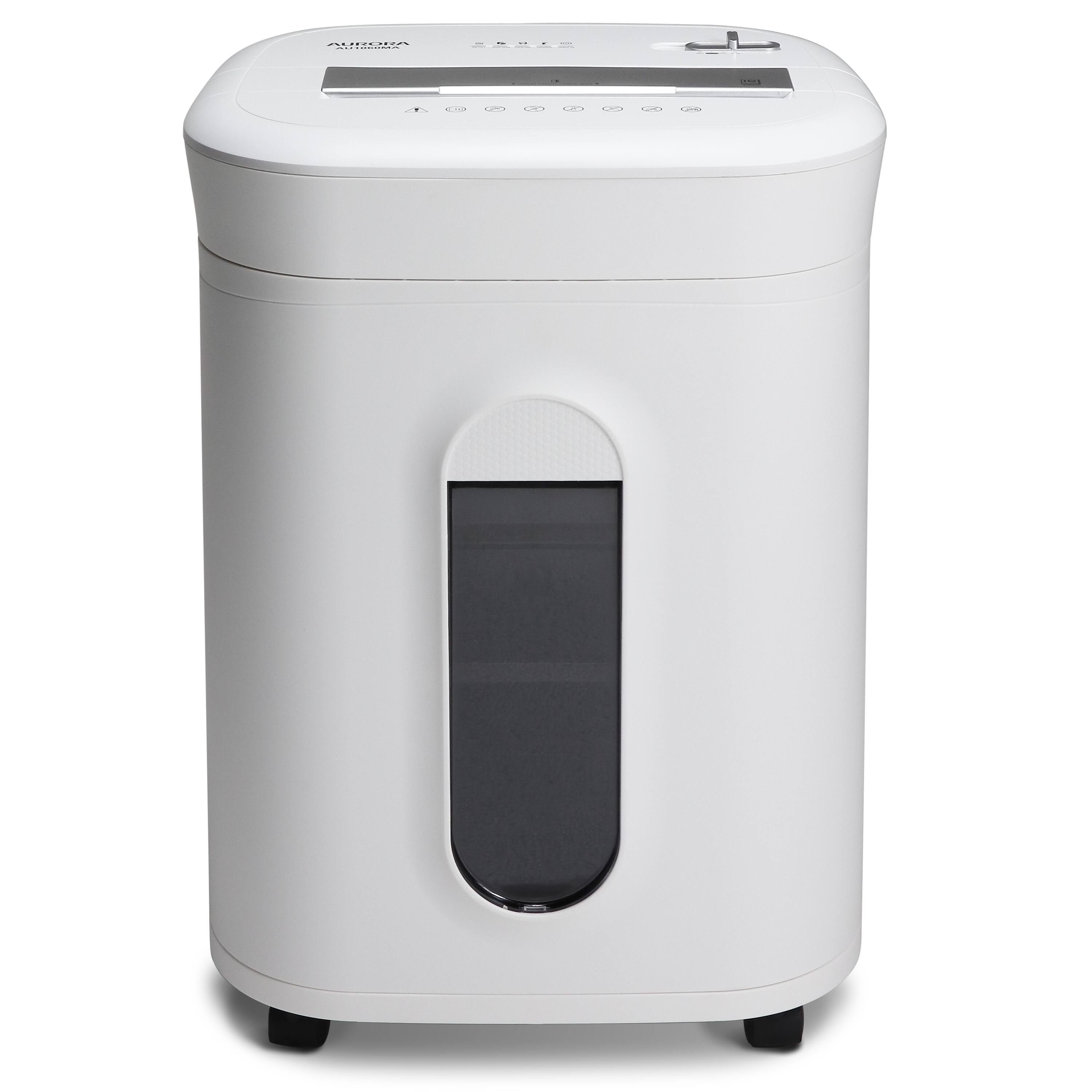 Aurora - AU1060MA Professional Grade 10-Sheet High Security Microcut Paper Credit Card Shredder/ 60 Minutes/Level P-5 - White
