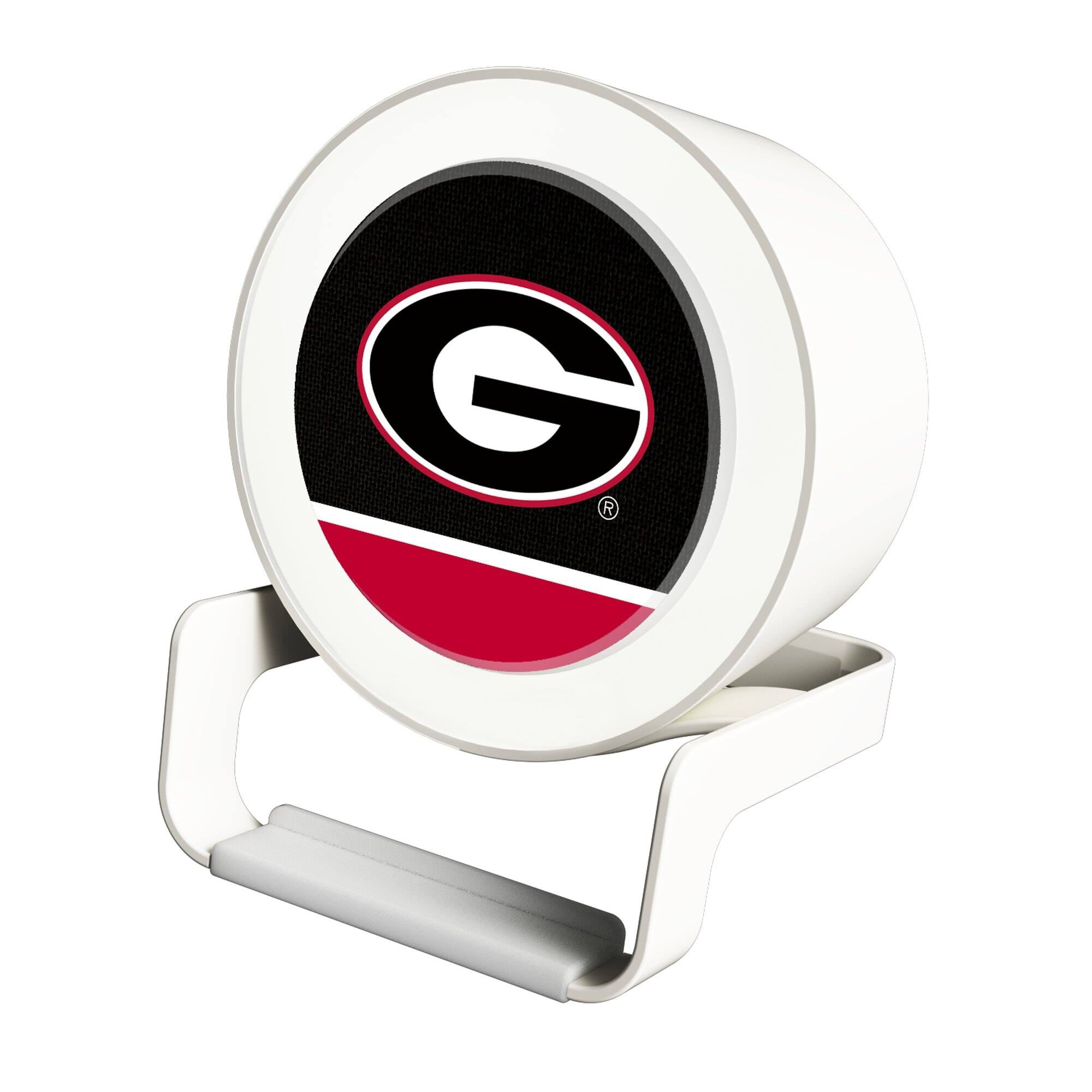 Front. Keyscaper - Georgia Bulldogs Night Light Wireless Charger And Bluetooth Speaker - Multicolor.