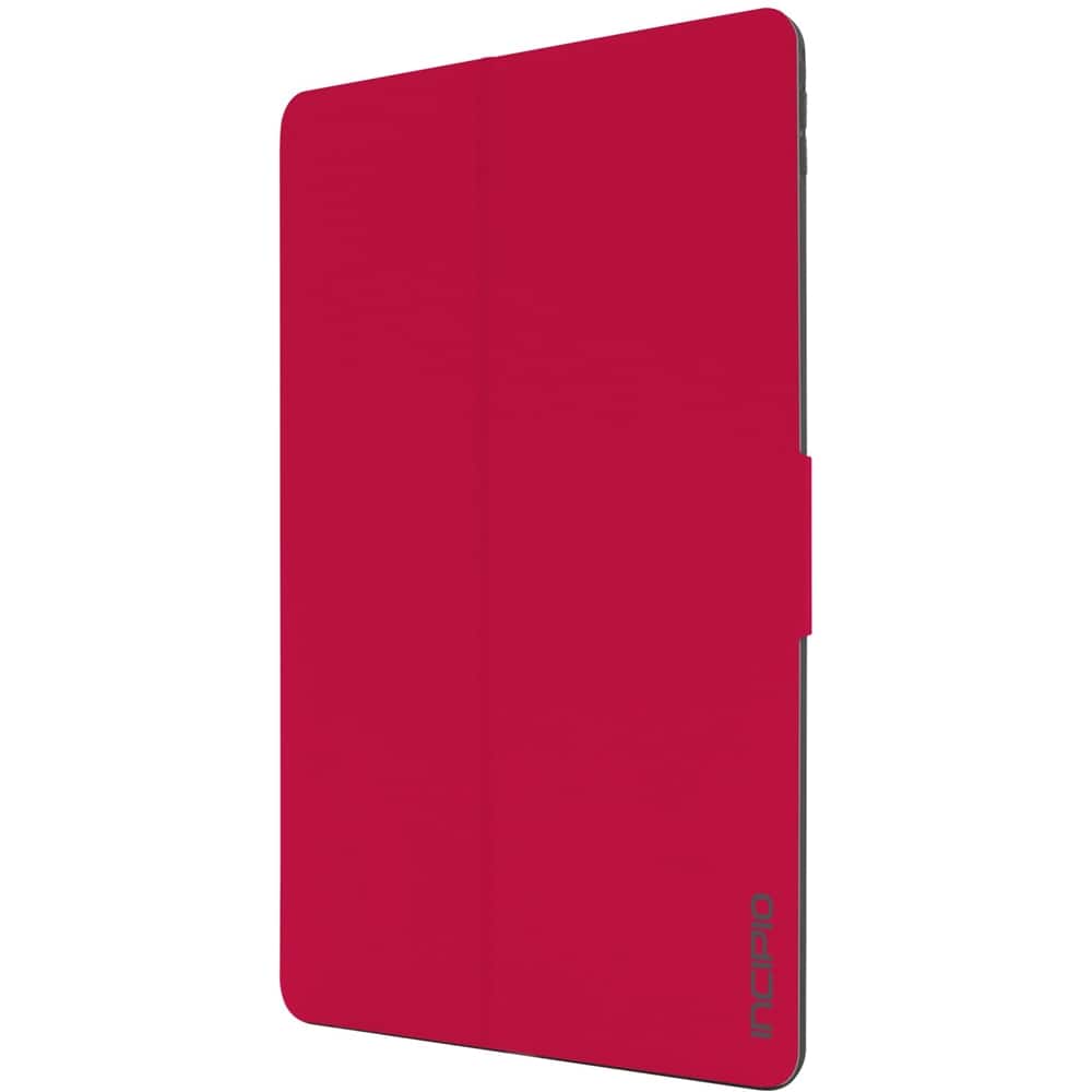 Front. Incipio - CLARION SHOCK ABSORBING TRANSLUCENT FOLIO for Apple 12.9-inch iPad Pro - Red, Transparent.