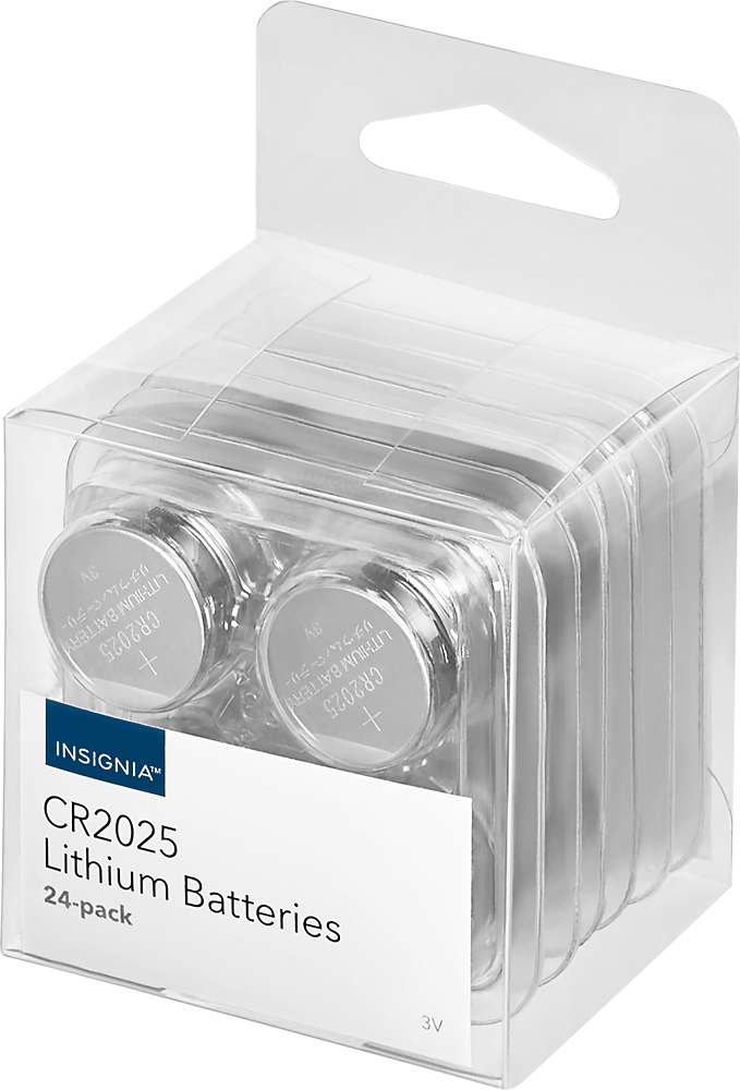 Best Buy: Insignia™ CR2025 Batteries (24-Pack) NS-CB242025