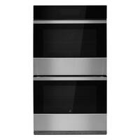 JennAir - NOIR 30" Built-In Double Electric Wall Oven with Vertical Dual-Fan True Convection with Advanced Temperature Precision - Stainless Steel - Front_Zoom