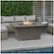 Alt View Zoom 11. Real Flame - Monaco Rectangle Chat Height Propane Fire Table - Glacier Gray.