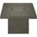 Alt View Zoom 12. Real Flame - Ventura Square Chat Height Propane Fire Table - Glacier Gray.
