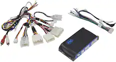 Front. PAC - Radio Replacement and Steering Wheel Control Interface for Select Toyota, Lexus, and Scion Vehicles - Black/Blue.