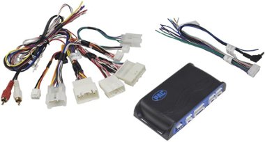 PAC - Radio Replacement and Steering Wheel Control Interface for Select Toyota, Lexus, and Scion Vehicles - Black/Blue - Front_Zoom