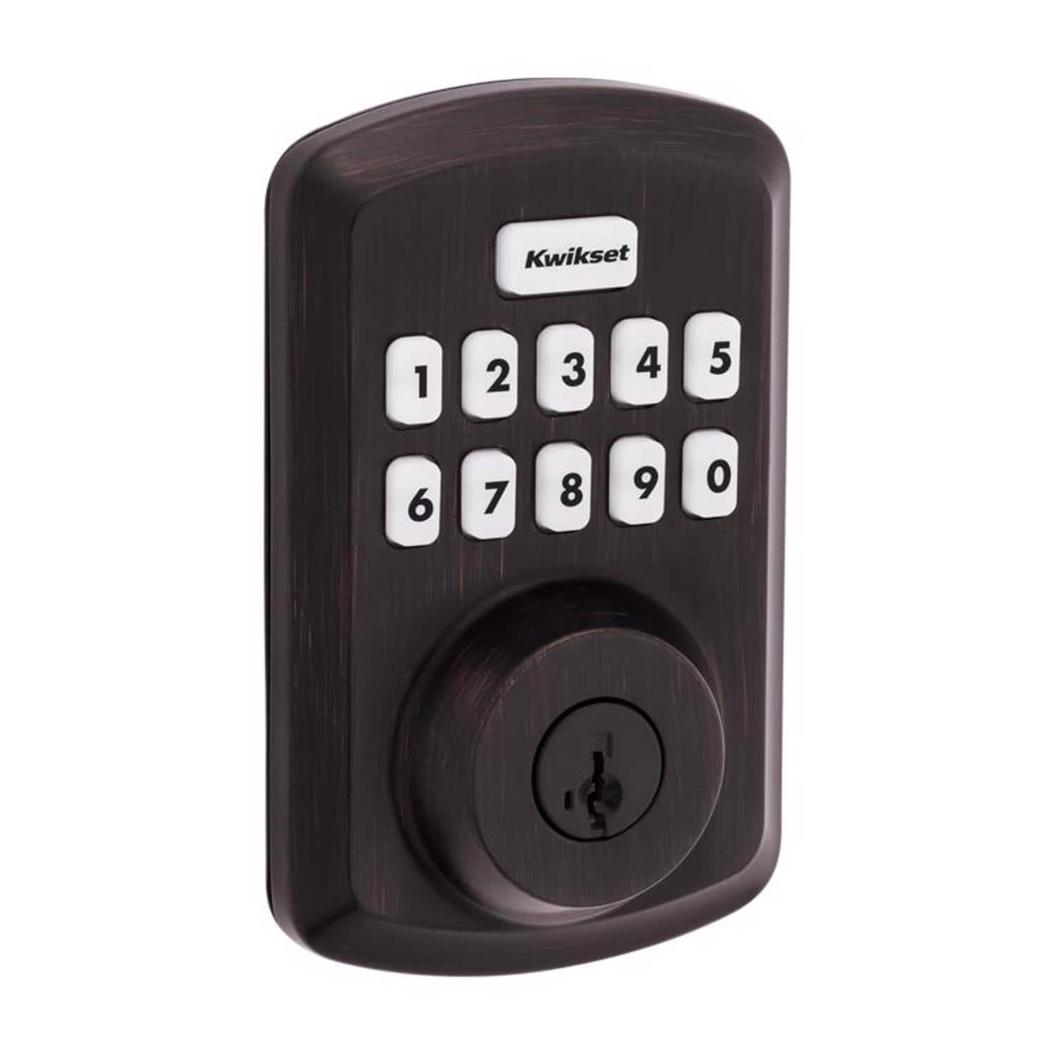 Kwikset - SmartCode Venetian Bronze Zinc Electronic Deadbolt