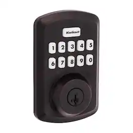 Kwikset - SmartCode Venetian Bronze Zinc Electronic Deadbolt