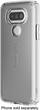 Speck - CandyShell Clear Back Cover for LG G5 H850 - Clear - Larger Front
