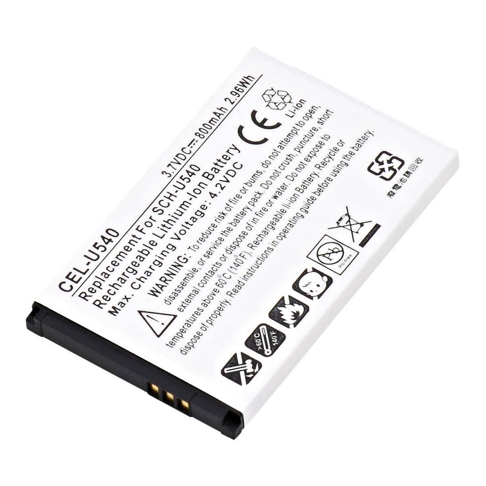 Front. UltraLast - Lithium Battery for Samsung SCH-U540 and u550 - White.
