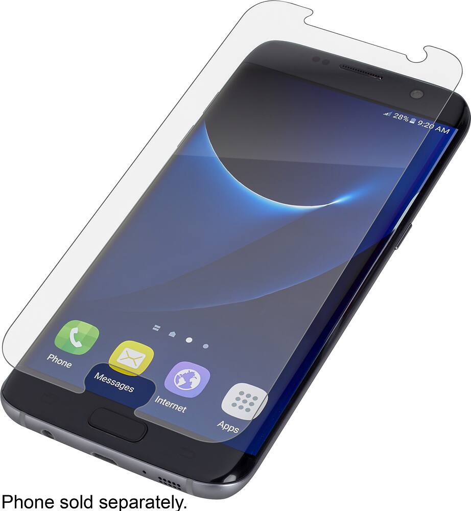 Angle. ZAGG - InvisibleShield Original Screen Protector for Samsung Galaxy S7 edge.