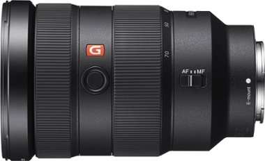 Sony - G Master FE 24-70 mm F2.8 GM Full-Frame E-Mount Standard Zoom Lens - Black - Front_Zoom