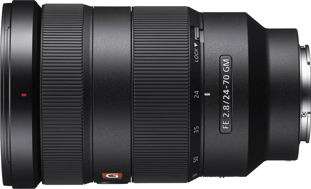 Alt View 11. Sony - G Master FE 24-70 mm F2.8 GM Full-Frame E-Mount Standard Zoom Lens - Black.