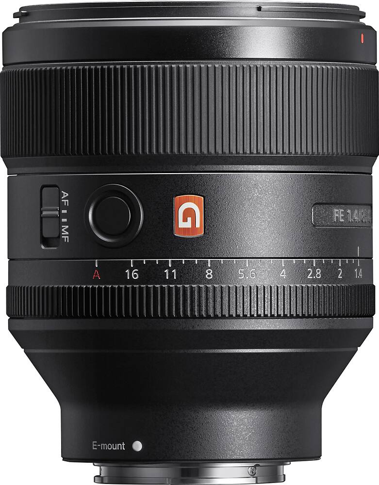 Alt View 1. Sony - G Master FE 85 mm F1.4 GM Full-Frame E-Mount Mid-range Telephoto Lens - Black.