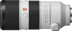 Sony - G Master FE 70-200 mm F2.8 GM OSS Full-Frame E-Mount Telephoto Zoom Lens - White - Front_Zoom