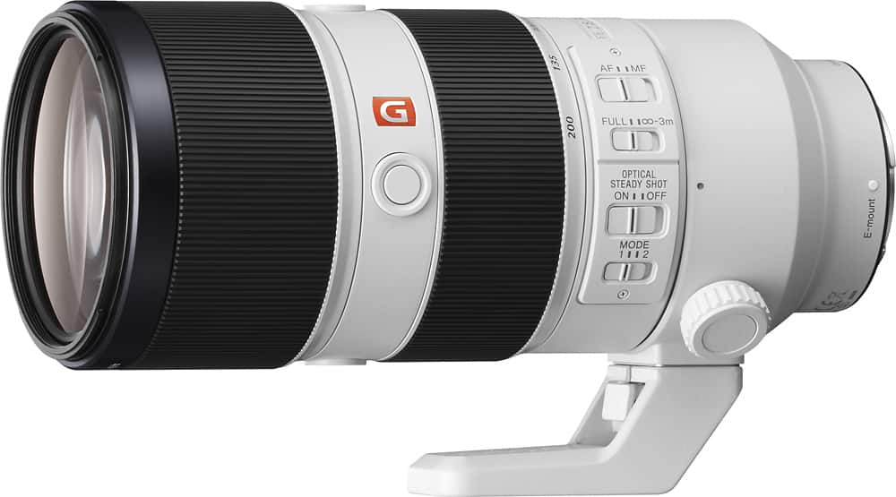 Alt View 11. Sony - G Master FE 70-200 mm F2.8 GM OSS Full-Frame E-Mount Telephoto Zoom Lens - White.
