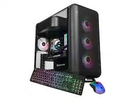 iBUYPOWER - N/A Gaming PC Desktop - AMD Ryzen 7 9800X3D, NVIDIA GeForce RTX 5070Ti 16GB, 32GB DDR5 RGB RAM, 2TB NVMe SSD - Black