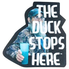 Just Funky - Duck Dynasty "The Duck Stops Here" Magnet - Black
