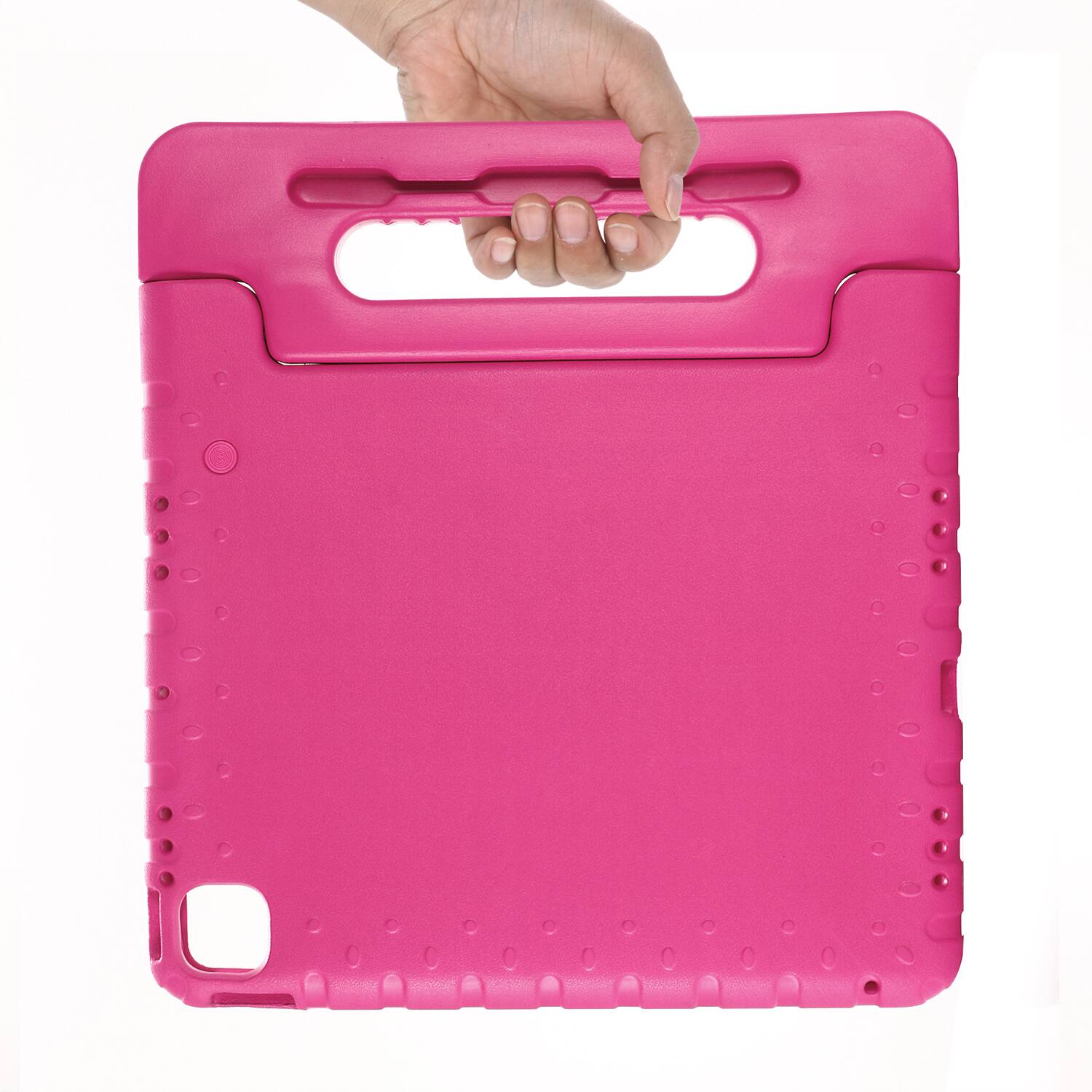 Alt View 2. UUCOVER - Kid-Friendly Case for Apple iPad Air 13-inch M4 M3 M2 2026/25025/2024 Tablet Protective Cover with Handle and Kickstand - Rose.