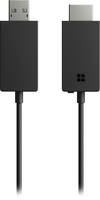 Microsoft - Wireless Display Adapter V2 receiver - Dark-Titanium - Front_Zoom
