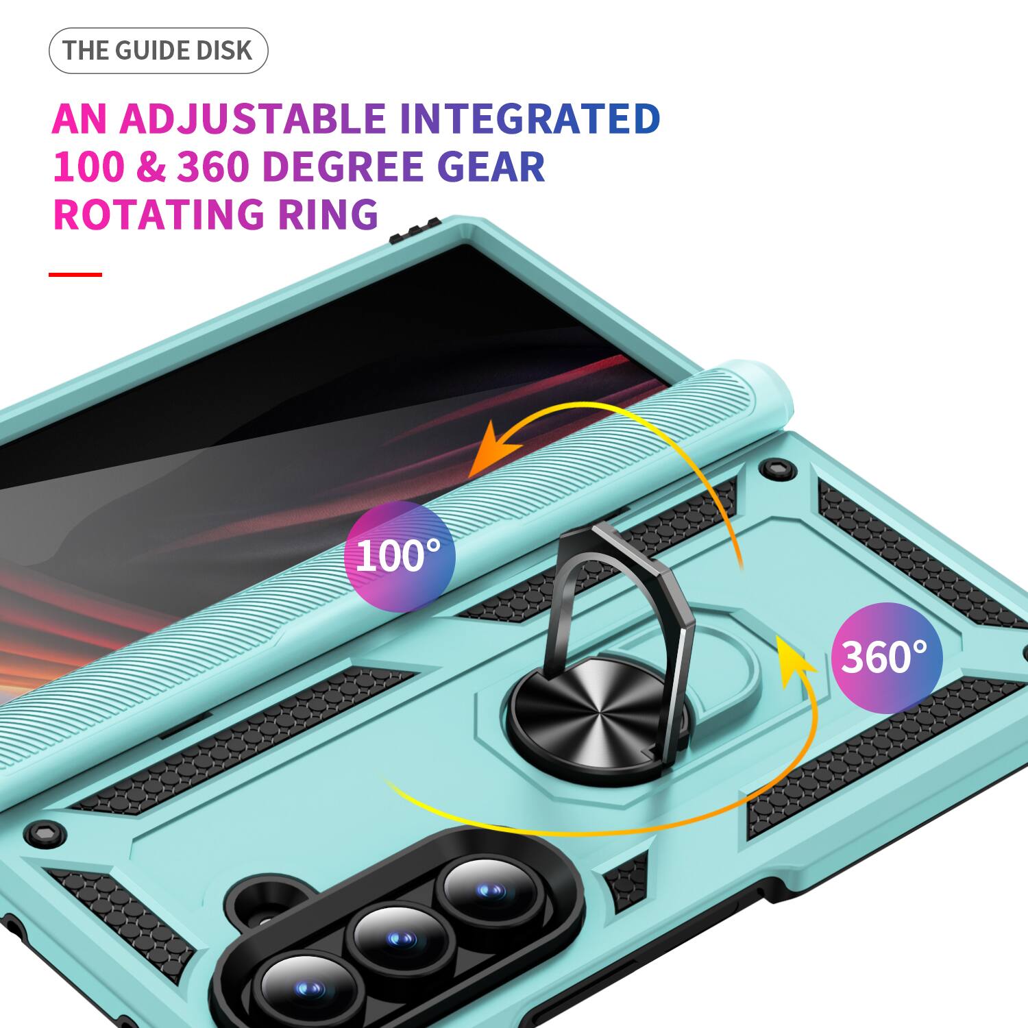 THE GUIDE DISK  
AN ADJUSTABLE INTEGRATED 100 & 360 DEGREE GEAR ROTATING RING