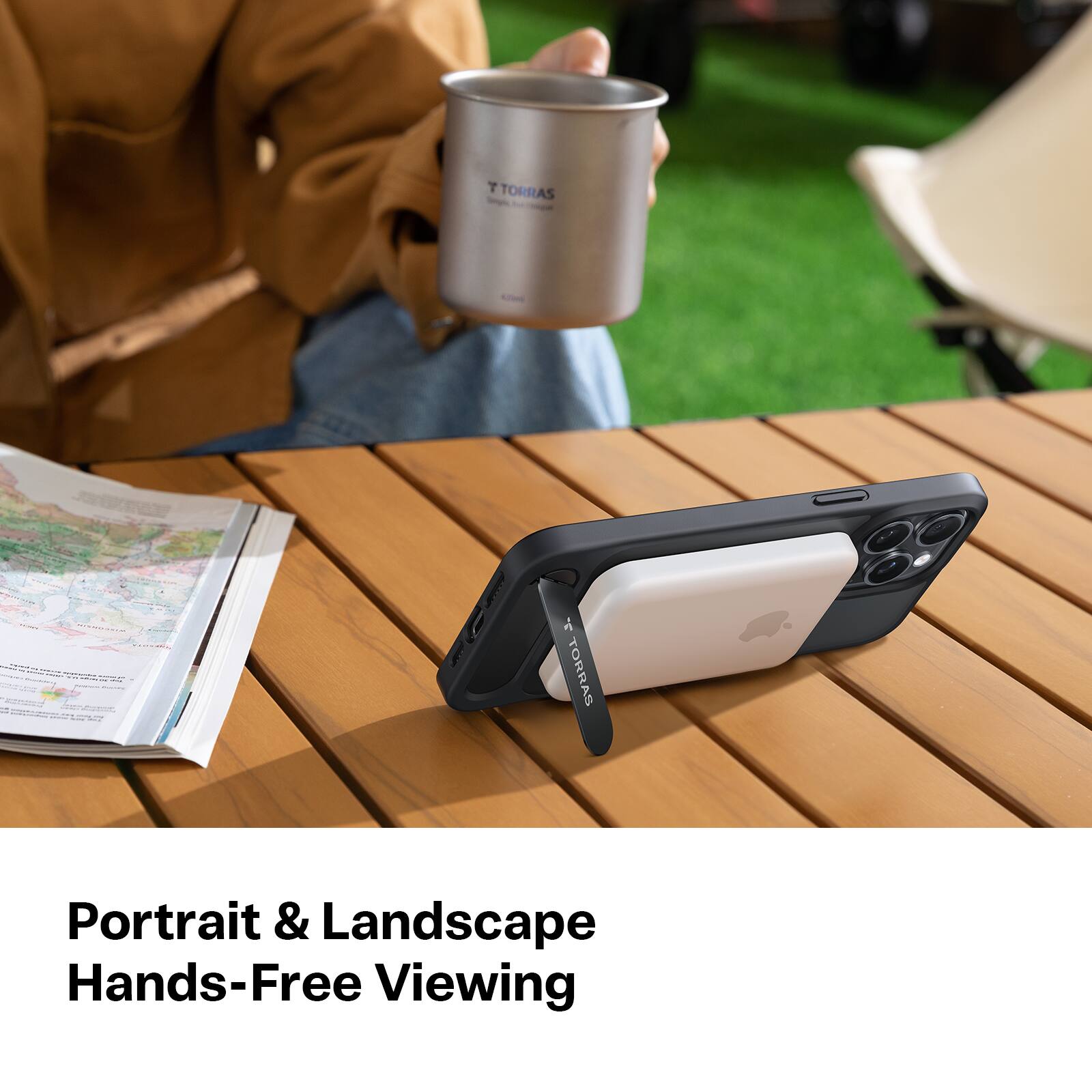 Y TORRAS  
1 TORRAS  
Portrait & Landscape Hands-Free Viewing