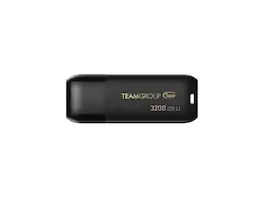 Team Group - TEAMGROUP C175 32GB USB 3.2 Flash Drive, 75MB/s Speed, Matte/Glossy Design (TC175332GB01) - Black