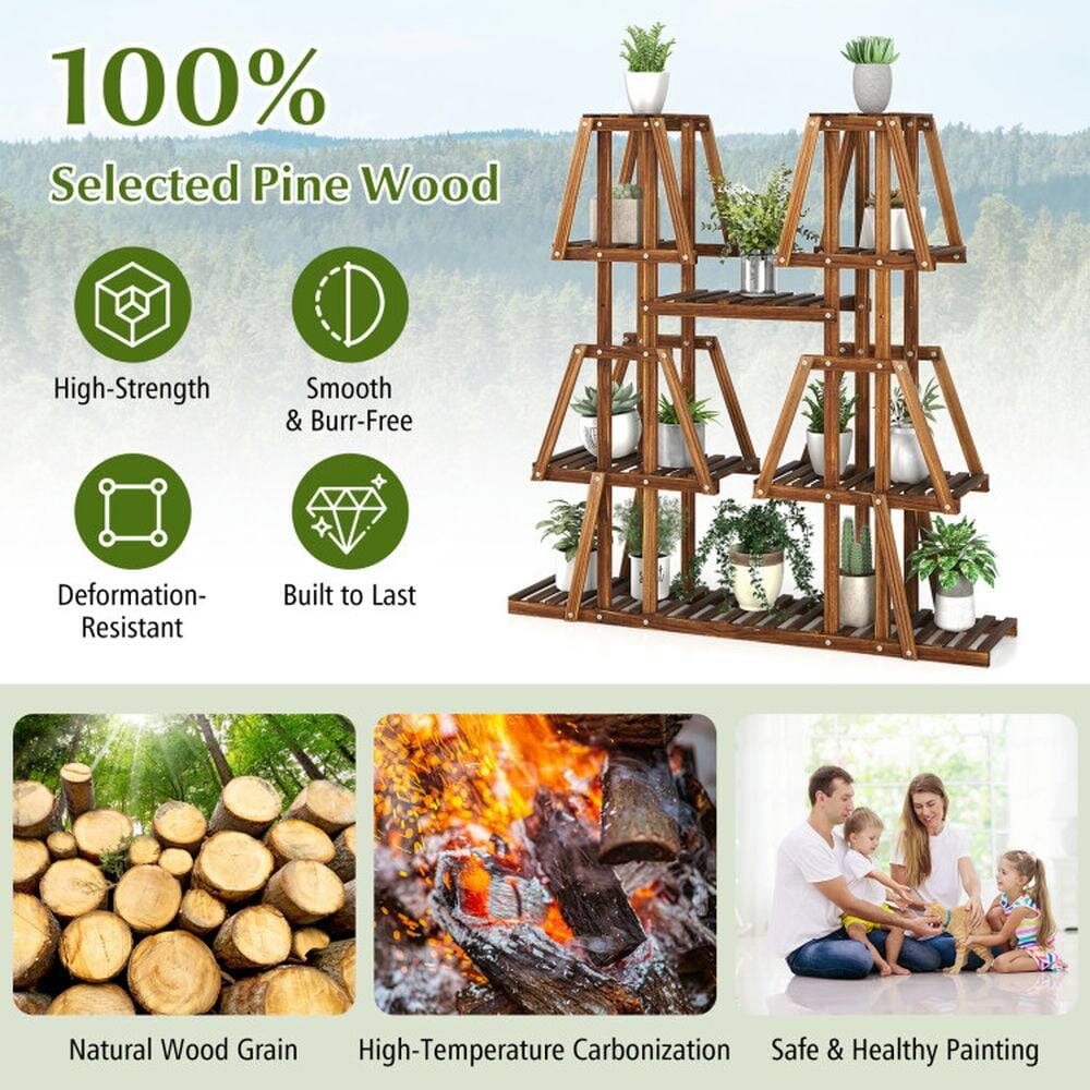 100% Selected Pine Wood

- High-Strength
- Smooth & Burr-Free
- Deformation-Resistant
- Built to Last
- Natural Wood Grain
- High-Temperature Carbonization
- Safe & Healthy Painting