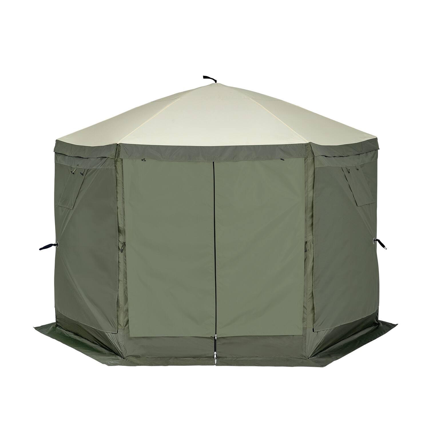 Alt View 4. Boyel Living - Pop Up Gazebo Tent Waterproof Outdoor Event Canopy Shelter - Army Green.
