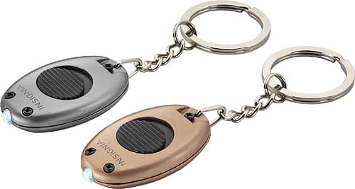 Insignia™ - LED Keychain Lights (2-Pack) - Larger Front