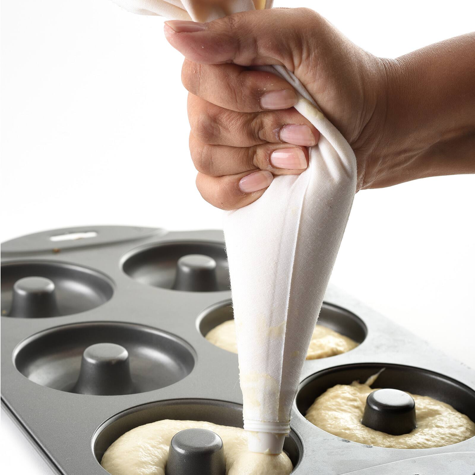 Alt View 1. Norpro - Nonstick 6-Cavity Donut Pan - Black.