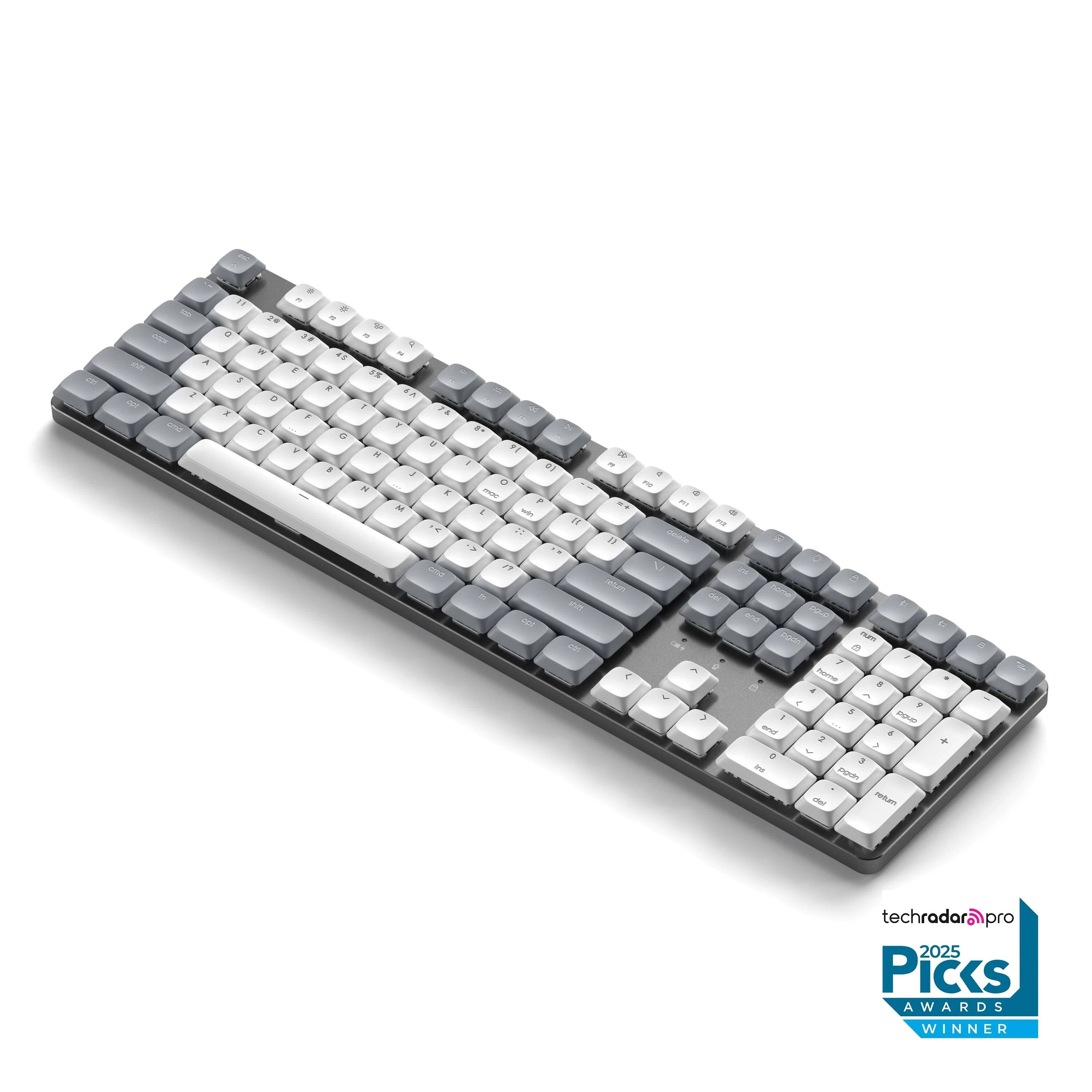 Satechi SM3 Mechanical Keyboard,108 Keys Full Size Keyboard with
