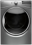 Front Zoom. Whirlpool - 7.4 Cu. Ft. 10-Cycle Electric Dryer with Steam - Chrome Shadow.