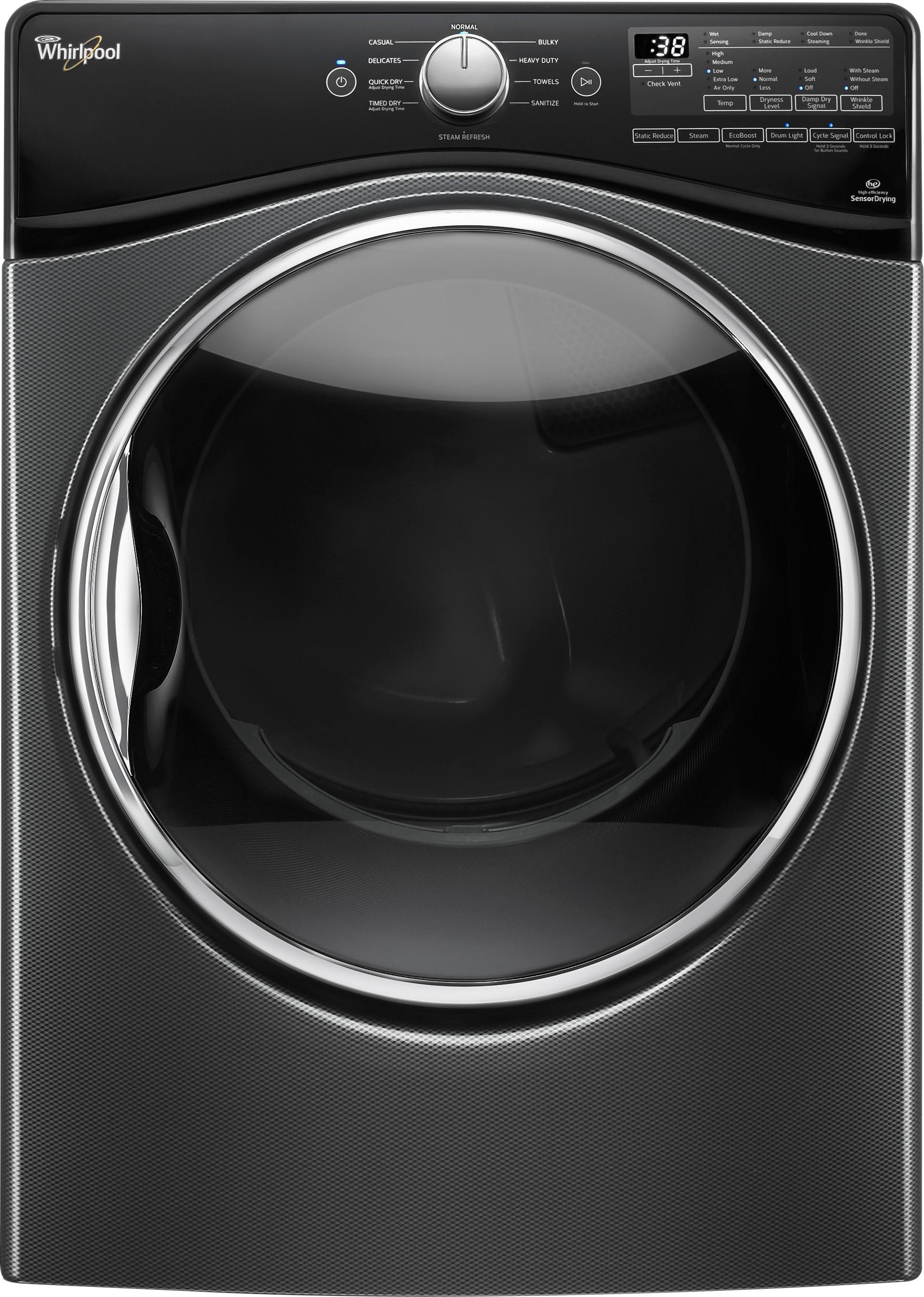 Electric Dryer With Steam Black Diamond