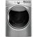 Front. Whirlpool - 7.4 Cu. Ft. 10-Cycle Electric Dryer with Steam - Diamond Steel.