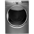 Whirlpool - 7.4 Cu. Ft. 9-Cycle Electric Dryer with Steam - Chrome shadow - Larger Front