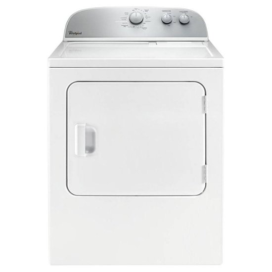 Front Zoom. Whirlpool - 5.9 Cu. Ft. Electric Dryer with AutoDry Drying System - White.