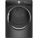 Front Zoom. Whirlpool - 7.4 Cu. Ft. 10-Cycle Gas Dryer with Steam - Black diamond.
