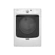 Maytag - 7.4 Cu. Ft. 9-Cycle Gas Dryer - White - Larger Front