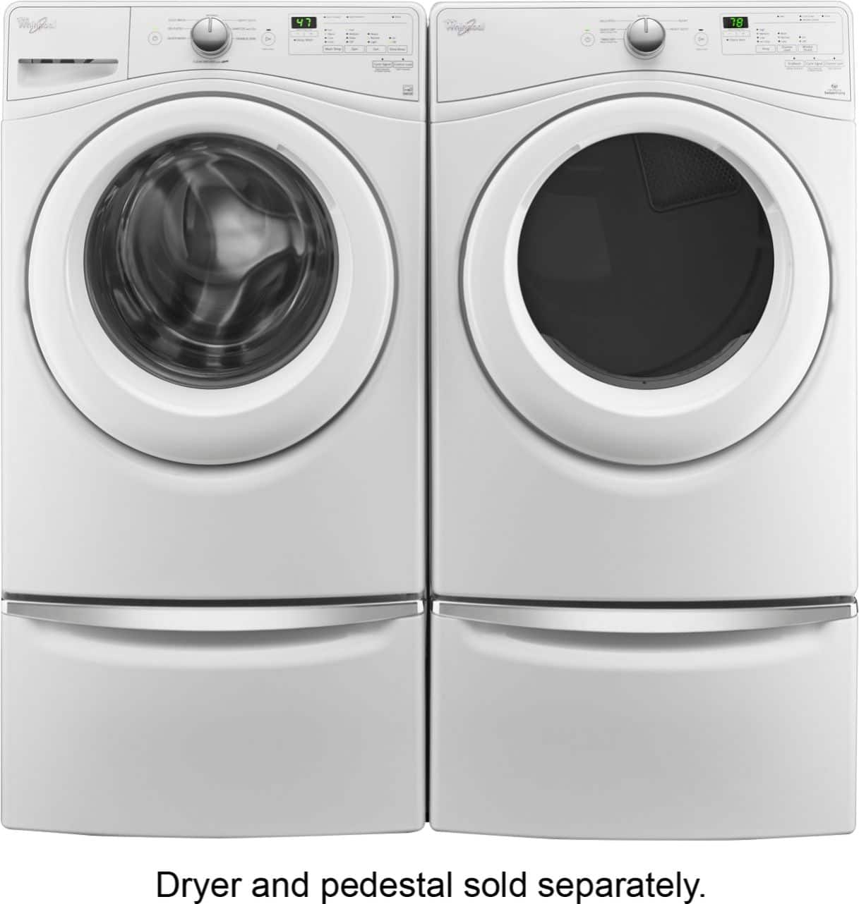 Alt View 12. Whirlpool - 4.5 cu. ft. 8-Cycle High-Efficiency Front Load Washer.