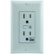 Alt View Zoom 13. GE - Z-Wave In-Wall Smart Wireless Duplex Outlet - White.