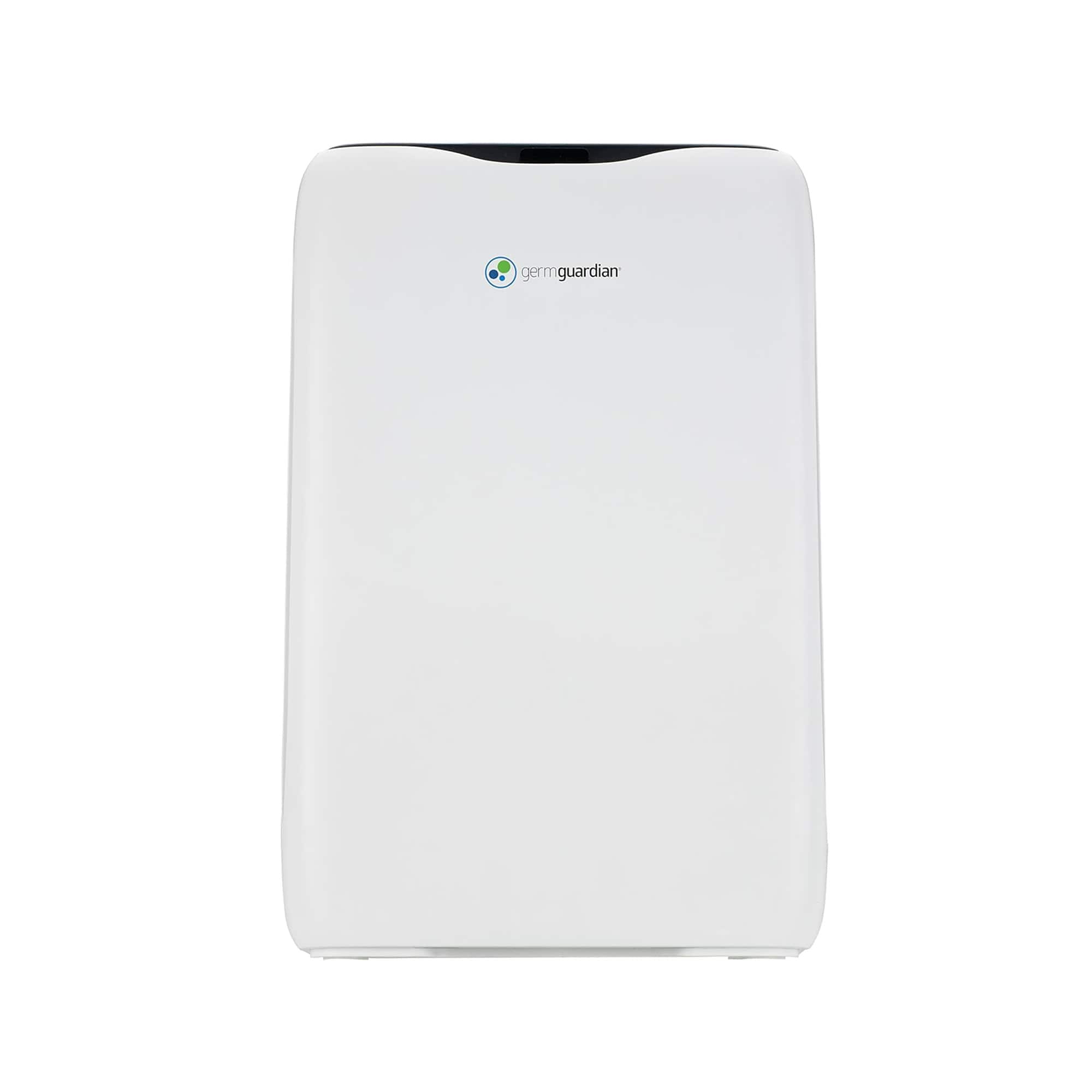 GermGuardian - 18" Console Air Purifier with True HEPA Pure Filter, Ionizer and Timer for 728 Sq. Ft Rooms, AC5600 - White - Front_Zoom