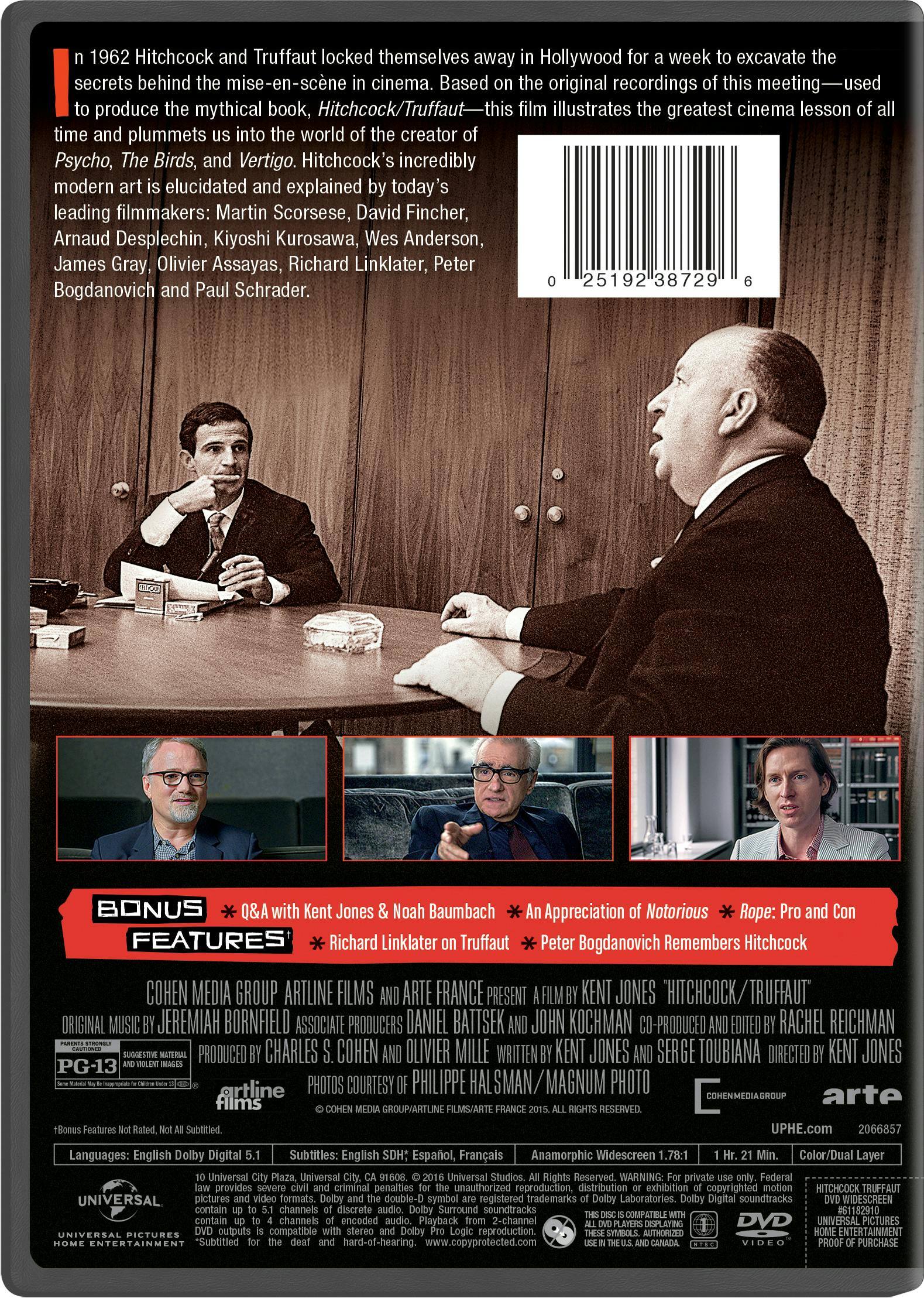 Angle. Hitchcock/Truffaut [DVD].