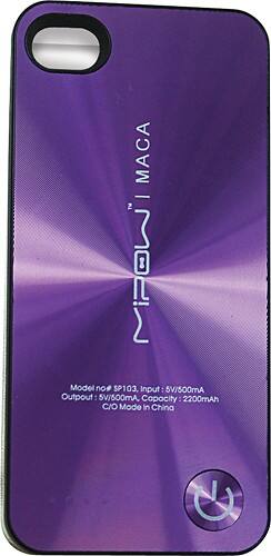Front Standard. Forward Industries - Maca 2200 Case for Apple® iPhone® 4 (AT&T and Verizon Wireless) and 4S - Purple.