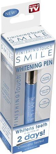Angle Standard. Finishing Touch - Smile Tooth Whitening Pen - Silver/Blue.