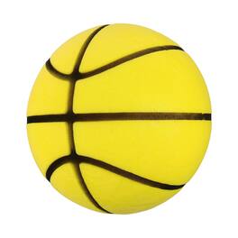 Unique Bargains - Silent Basketball Size 5 (8.3") Quiet Basketball High Density Foam No Noise 3D Groove Bouncing Ball with Net Bag - Lemon Yellow