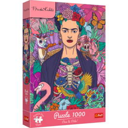 Trefl - Premium Plus Frida Kahlo: Blossoming Soul 1000 Piece Puzzle - Multicolor