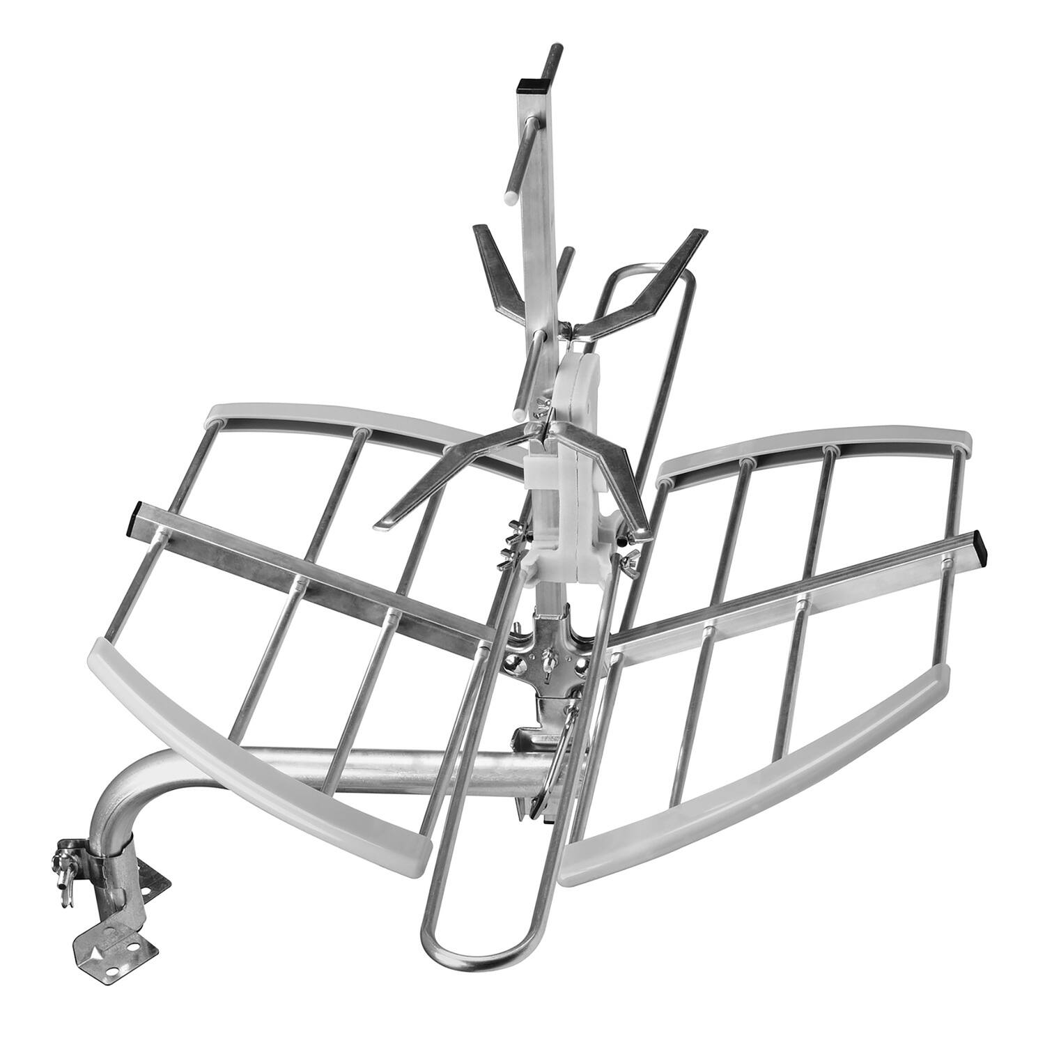 Angle. RCA - Attic/Outdoor HDTV Antenna - Silver.